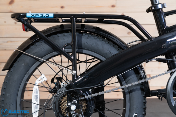 Lectric XP 3.0 - rear rack capable of 150 lbs of cargo hauling